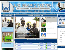 Tablet Screenshot of laislamiccenter.com